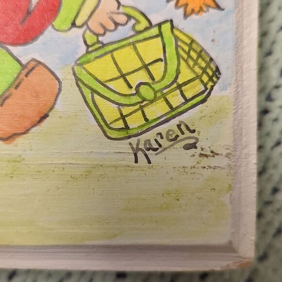 Vintage hand painted wall art‎ - Picture 4 of 8